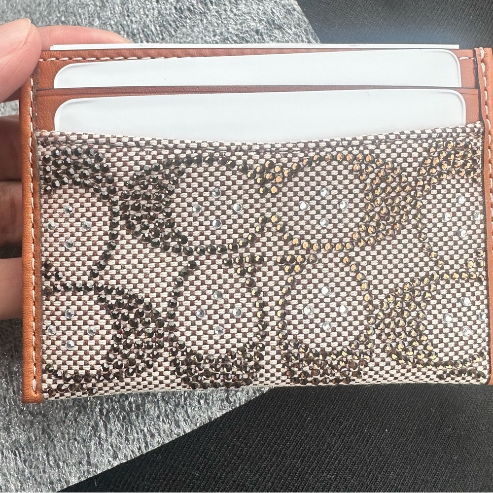 Coach crystal credit card holder - Picture 2 of 4